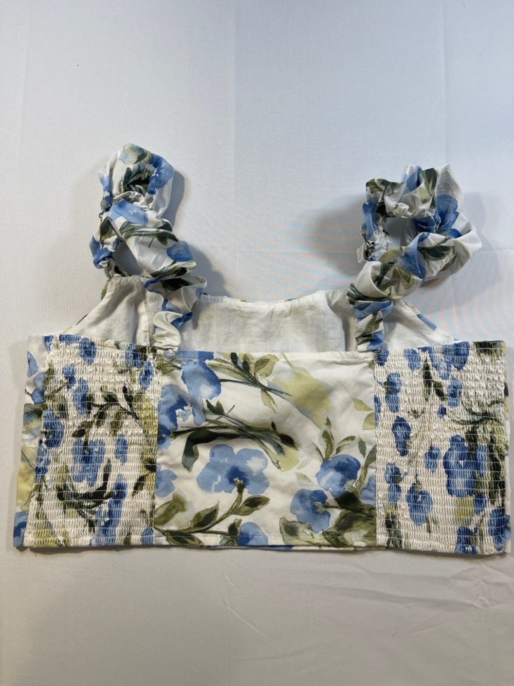 Abercrombie & Floral Two-Piece Crop Top (XL) & Skirt (XLP) Set - Picture 4 of 12